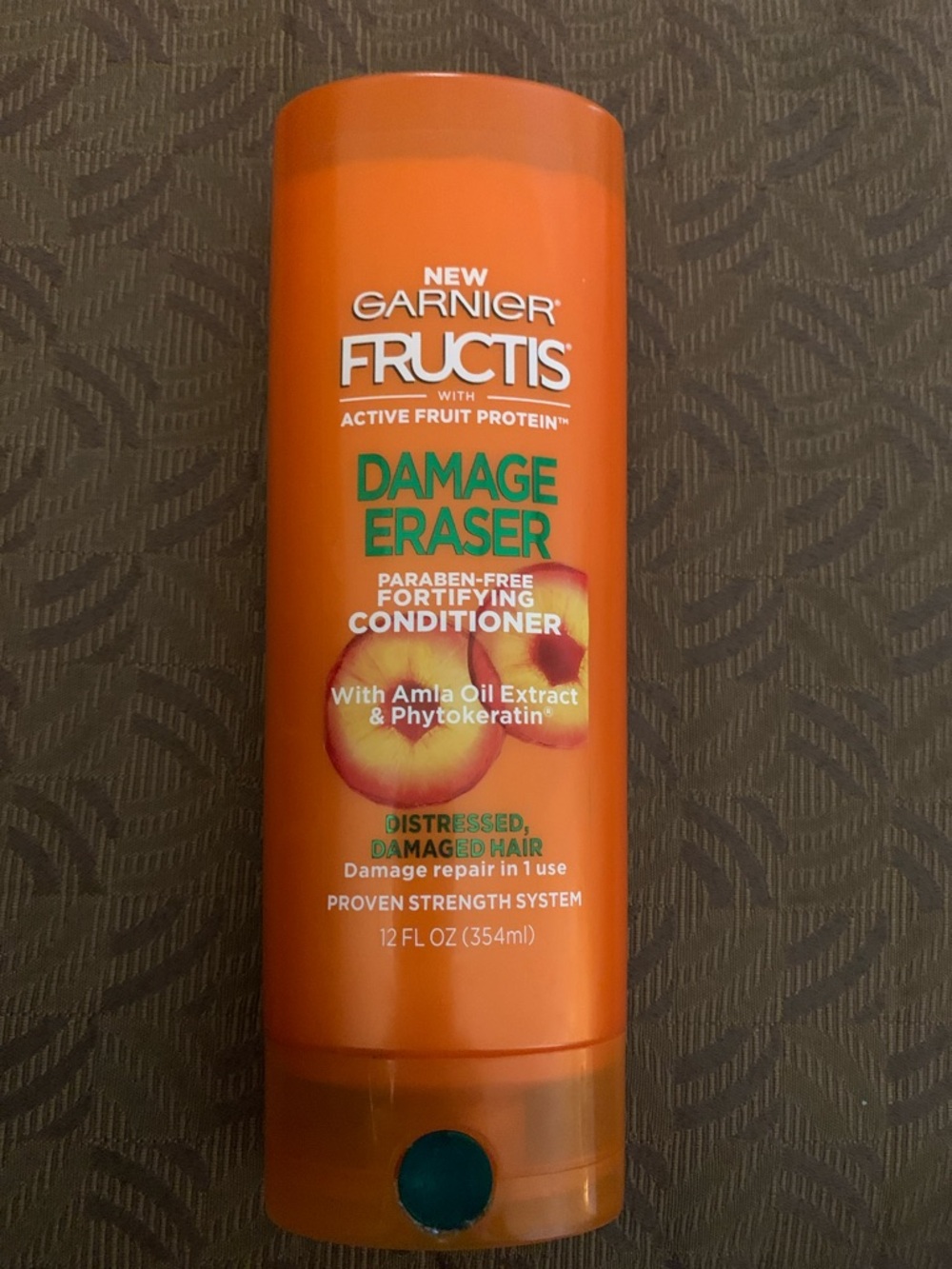 Garnier Fructis Damage Eraser — Orange Bottle with Green Text